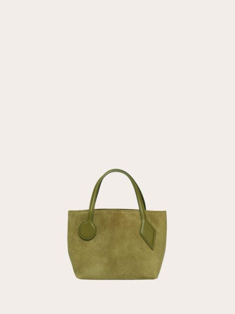 Liffner SPROUT TOTE MICRO HERB SUEDE