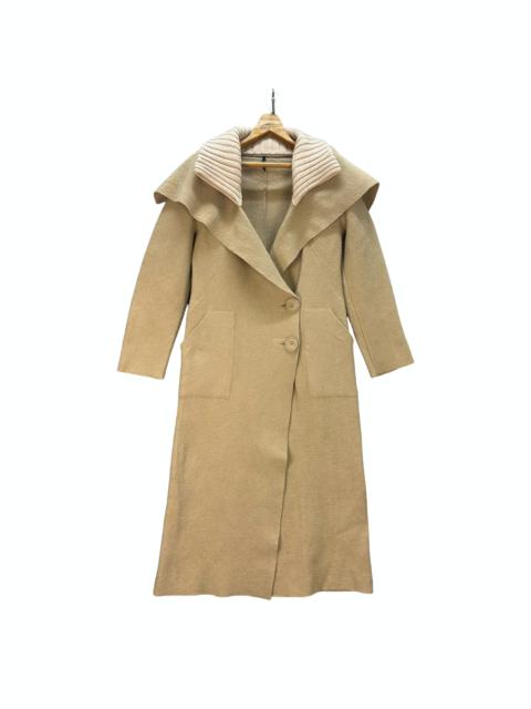 Other Designers Other - PIER ANTONIO GASPARI SHAWL WOOL LONG COAT #8302-002