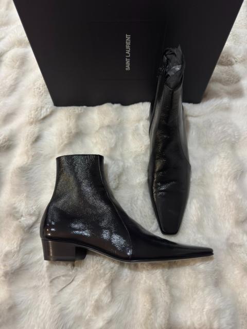 SAINT LAURENT Saint Laurent (YSL) Brand-New "Rainer" Ruched Runway Boots