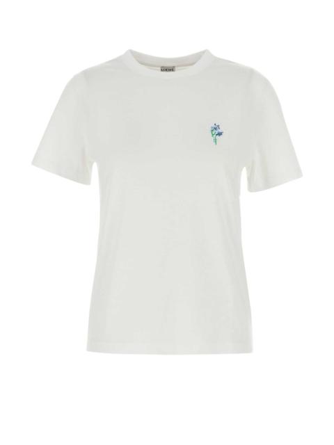 Loewe Loewe Women White Cotton T-Shirt