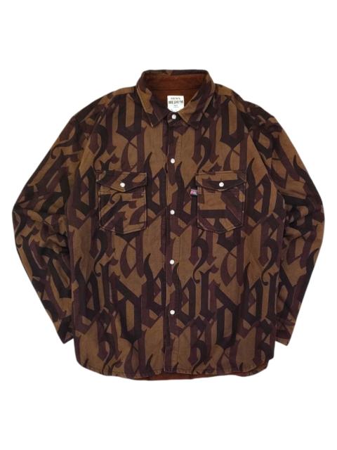 UNDERCOVER 💥ARCHIVAL 90s VANDALIZE NWO Gothic Bondage Flannel Jacket
