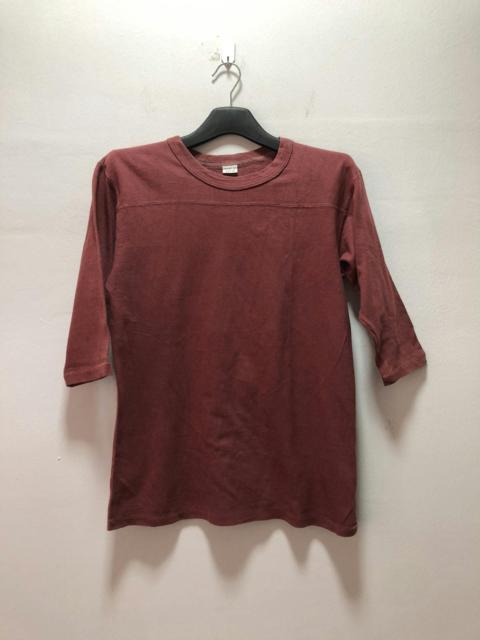 Other Designers Loopwheeler - ENTRI SG T Shirt Half Quarter Sleeve Japan Made