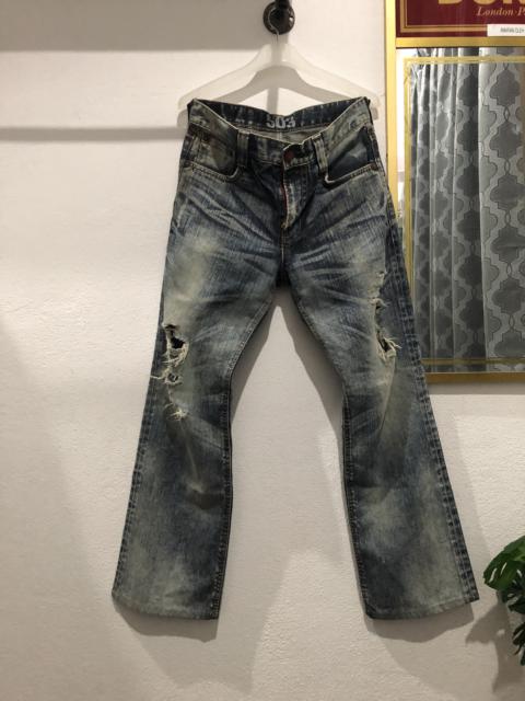 Other Designers Edwin - Edwin 503 blue trip distressed denim nice design