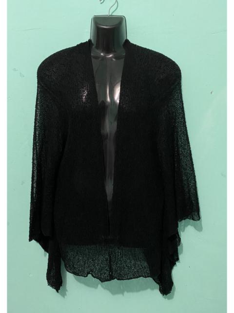 Other Designers Cardigan - MALAIKA RAYON CROCHET NETTING WRAPPED CARDIGAN