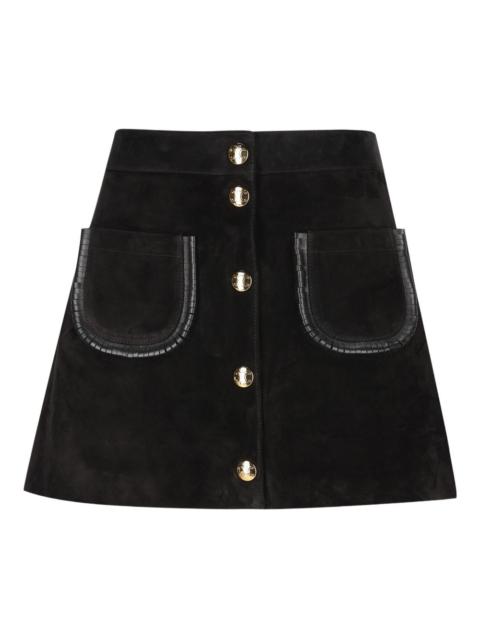 CELINE Celine Women Suede Mini Skirt