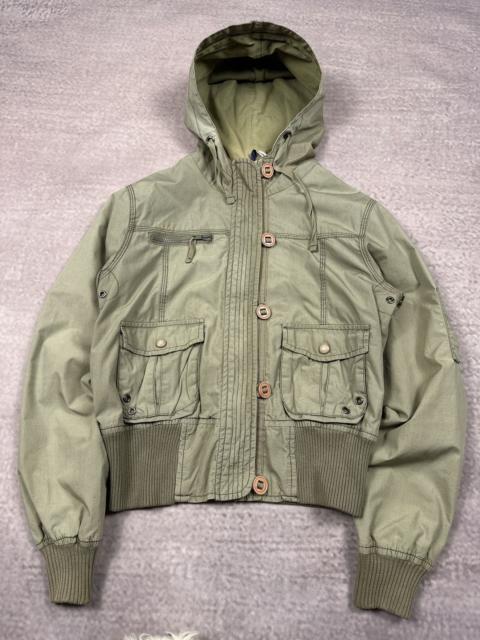 Other Designers Le Grande Bleu (L.G.B.) - Pimkie Parachute Seditionaries cropped hoodie Jackets