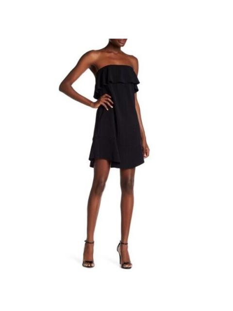 Other Designers A.L.C. Dress Black Mini Popover Strapless Short Cocktail Dress Sz 2 NWT