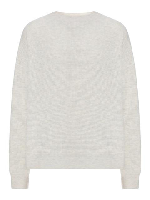 ESSENTIALS SIGNATURE WAFFLE 90S CREWNECK SWEATER