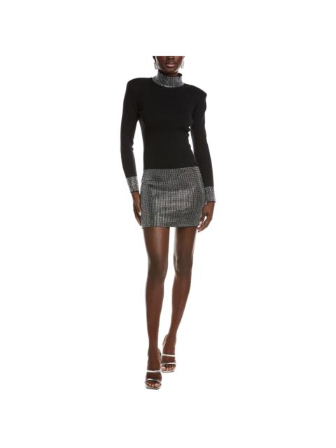 RETROFÊTE Retrofête Rue Cashmere-Blend Mini Dress