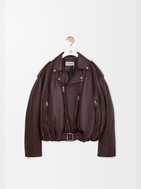 Loewe Balloon biker jacket in nappa lambskin