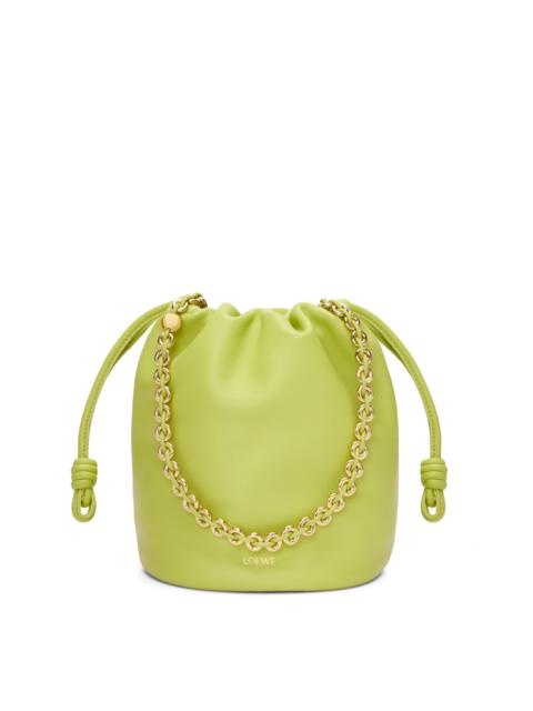 Flamenco purse bucket in mellow nappa lambskin