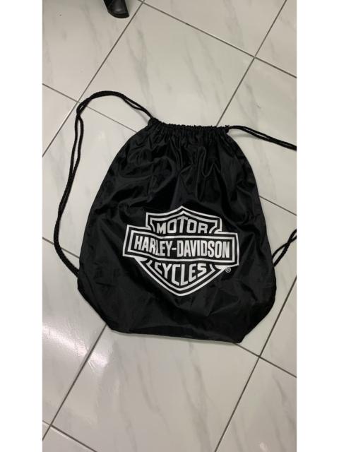 Other Designers Vintage Harley Davidson Drawstring Polyster Bag