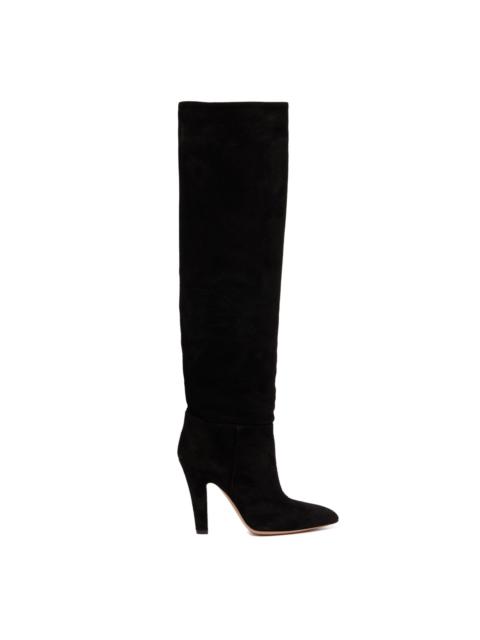 PARIS TEXAS Black Elsa Suede Boots