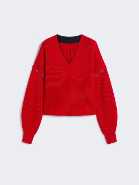 Sportmax Oversized jumper with detachable sleeves