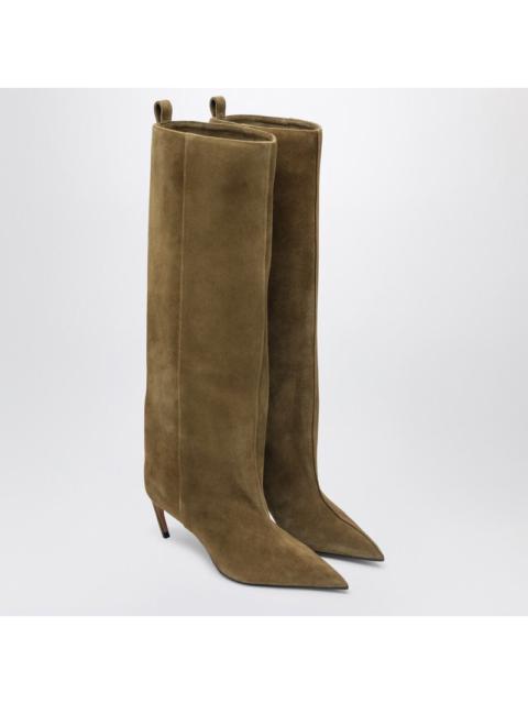 The Attico Lea Military Green high boot