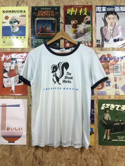 Other Designers BUZZ RICKSON'S RINGER TEE SKUNK WORKS F-117 LOCKHEED MARTIN