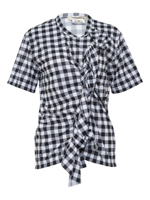 Comme Des Garçons gingham T-shirt