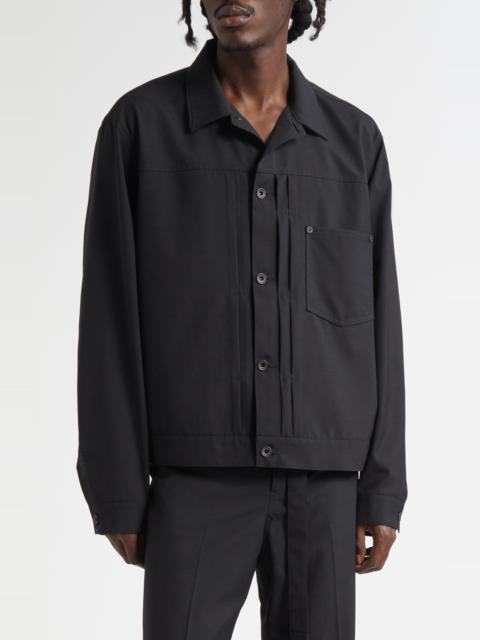 sacai Sacai Suiting Jacket in Black at Nordstrom
