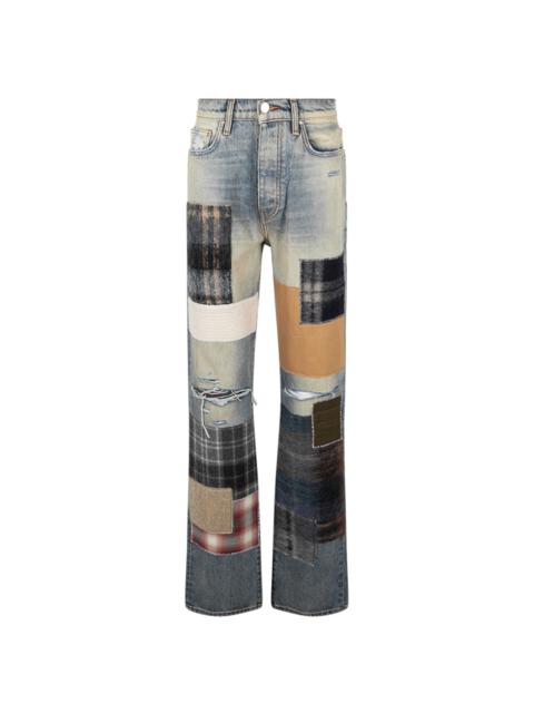 AMIRI Patchwork Loose Fit Jeans