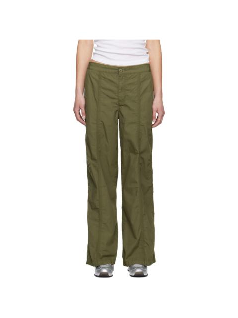 Levi's Khaki Baggy Parachute Trousers