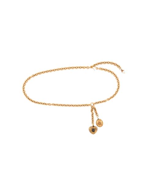 Chloé Château Treasures Brass Charm Belt gold