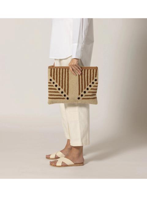 Cleobella LUSSO STRIPE CLUTCH