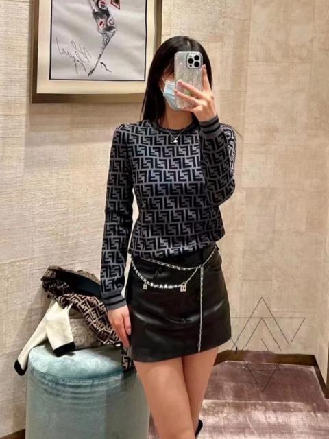 FENDI Fendi monogram knit top