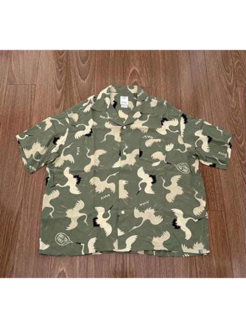 visvim Visvim 23SS Crosby S/S Hikaku short sleeve shirt in green