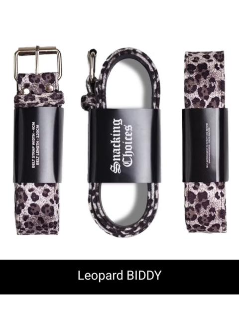 Other Designers Archival Clothing - Leopard Biddy y2k streetwear Belt