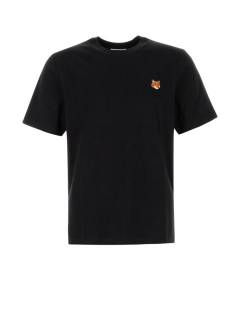 Maison Kitsuné Black cotton t-shirt
