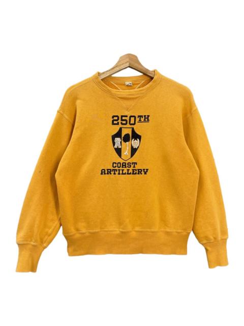 Other Designers Japanese Brand × Vintage - 90’s 250th Coast Artillery Crewneck Sweatshirt Size S