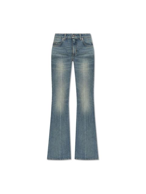 Alexander McQueen Flared Slim-fit Jeans