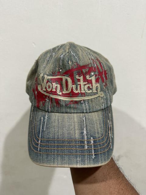 Other Designers Vintage - VTG Distress Von Dutch Hat