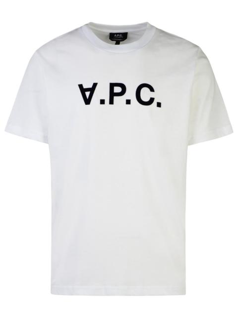 A.P.C. A.P.C. White Cotton T-Shirt Women