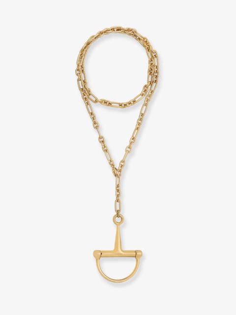 GUCCI Gucci Half Horsebit Necklace
