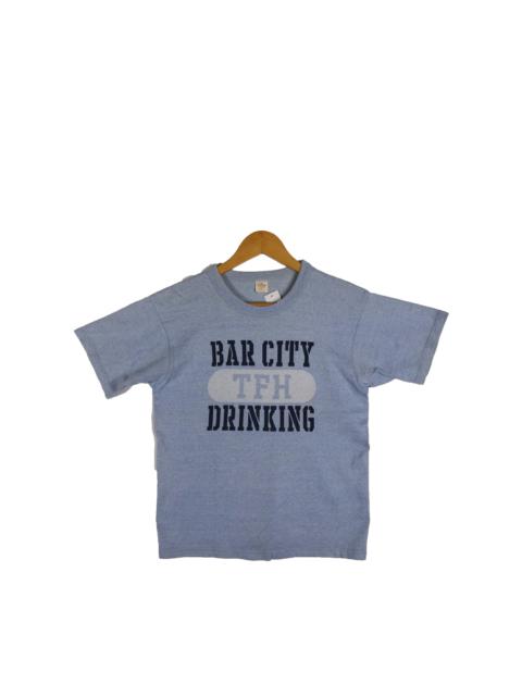 Other Designers The Flat Head - The Flat Head T Shirt Bar City TFH Drinkin Japanese Tees