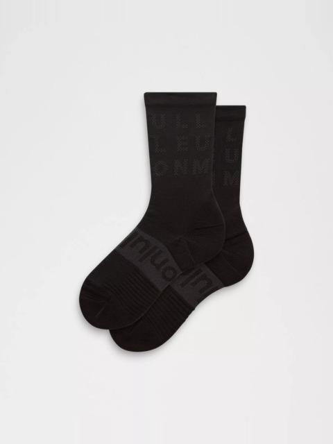 lululemon Unisex Power Stride Crew Socks *Reflective