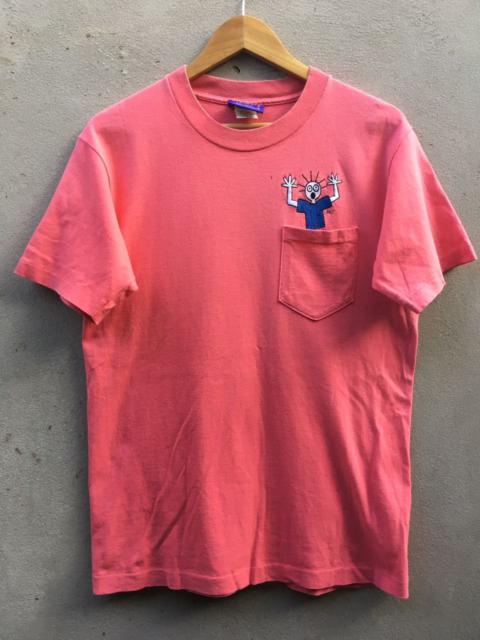 Other Designers Vintage Levi’s Single Pocket Scared Guy 1994 Red T shirt