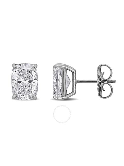Other Designers Created Forever 4ct TW Cushion-Cut Lab-Grown Diamond Solitaire Stud Earrings in 14k White Gold