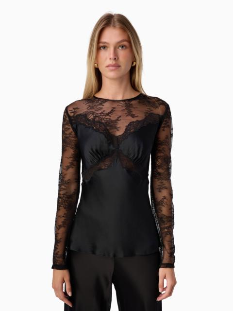CAMI NYC SALAMANCA TOP BLACK