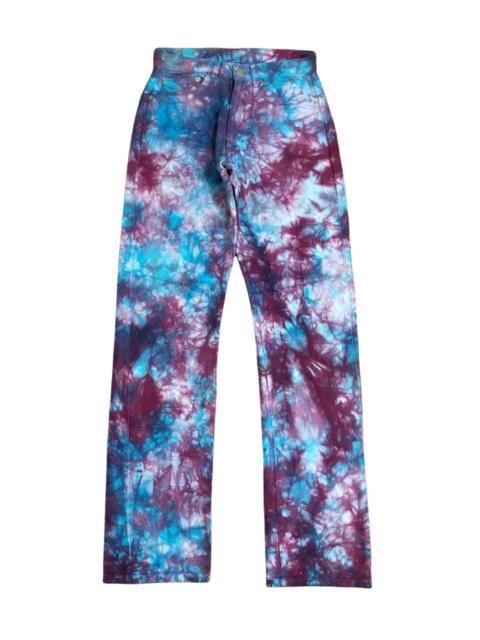 Other Designers Japanese Brand - Acoustic Japan Bleach Tie Dye Marble Design Jeans