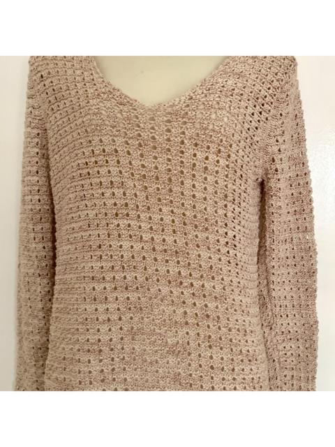 Other Designers Mango Women's Tan and Cream Cardigan