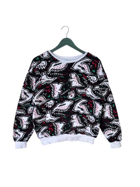 Other Designers Vintage All Prints Dinosaur Art Sweatshirt