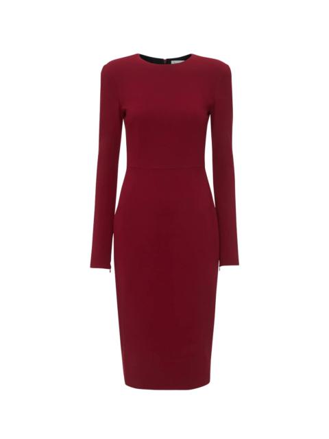 Victoria Beckham LONG SLEEVE T-SHIRT FITTED DRESS