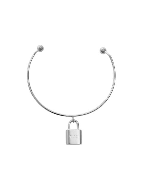 Acne Studios Lock Necklace 'Silver'