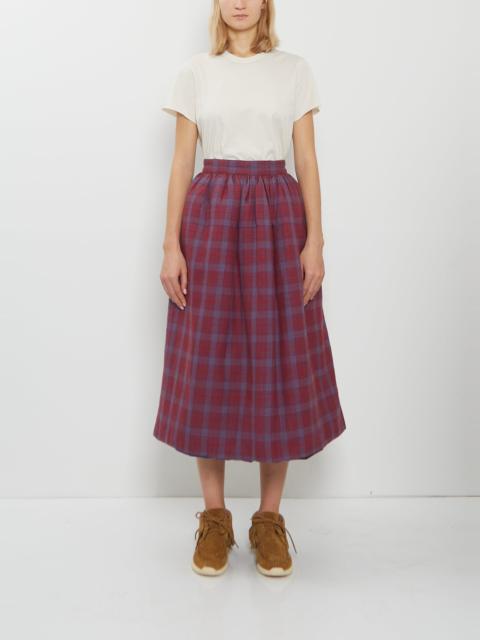 visvim Wool Linen Elevation Down Skirt