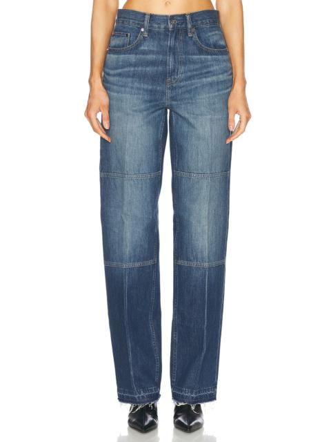 Helmut Lang High Waisted Straight Leg