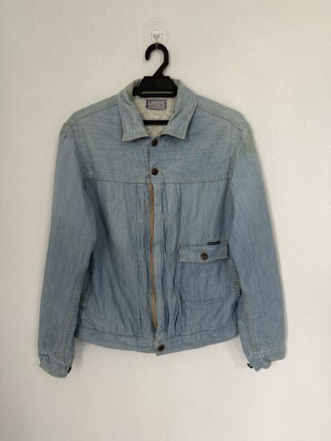 Blue Blue Japan JAPAN DISTRESS TYPE 1 SINGLE POCKET JACKET BLUE-BLUE