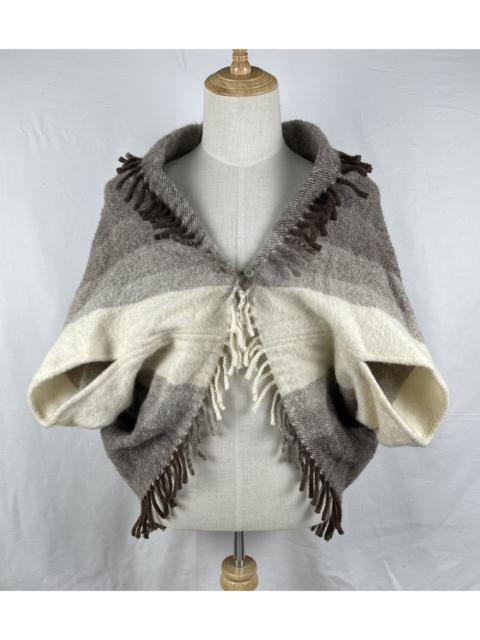 Other Designers Japanese Brand - 100% pure wool capes cloak poncho cardigan