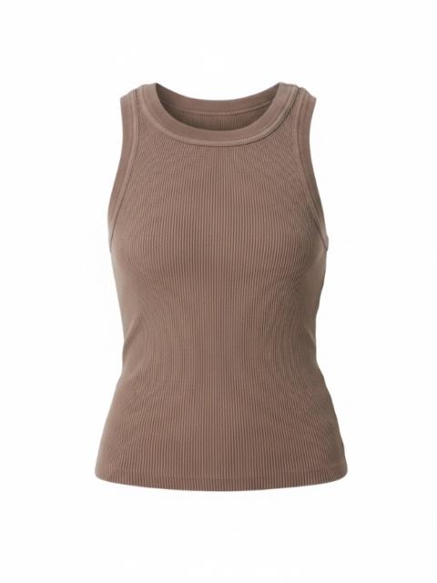 Citizens of Humanity Isabel Ribbed Tank in Cocoa